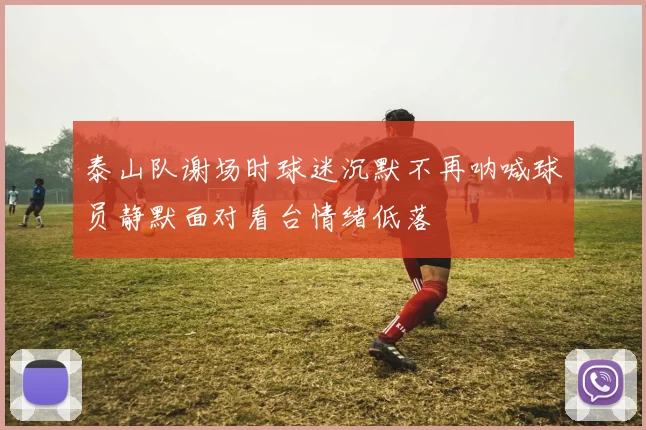 泰山队谢场时球迷沉默不再呐喊球员静默面对看台情绪低落